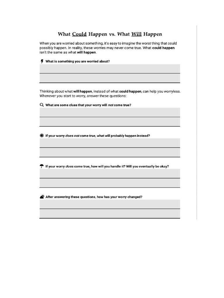 Worry | PDF