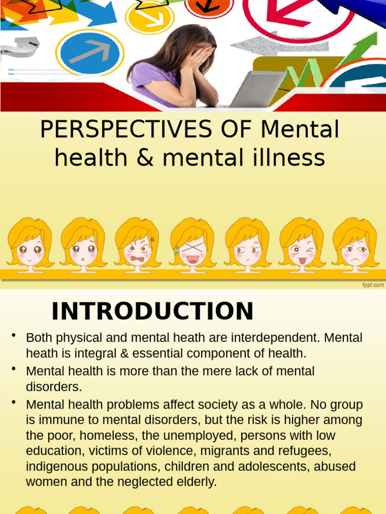 Understanding Mental Health Perspectives | PDF | Mental Disorder ...
