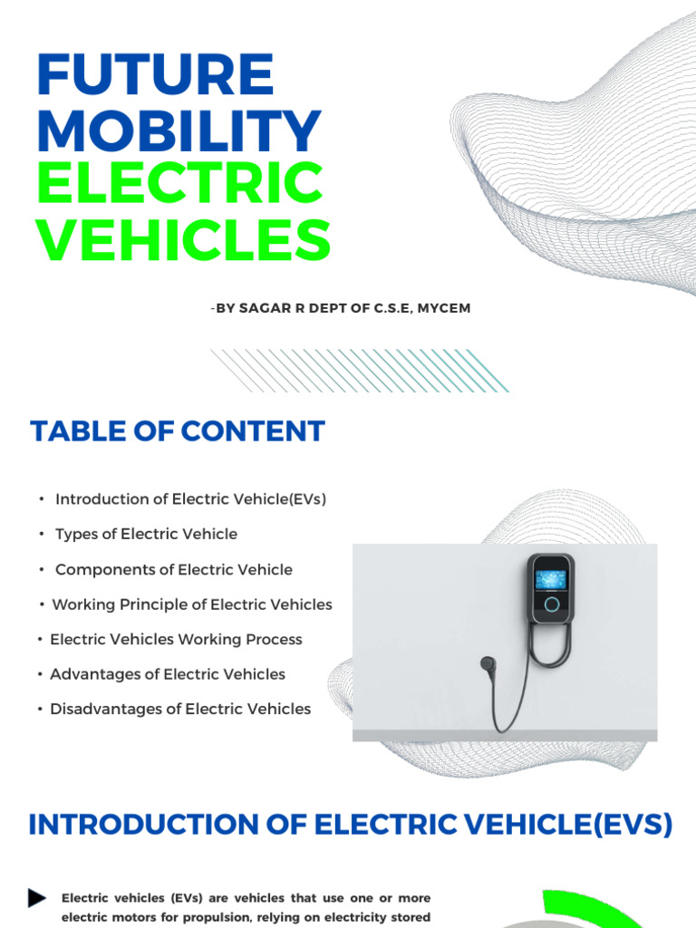 Future Mobility Ev | PDF | Electric Vehicle | Electric Motor