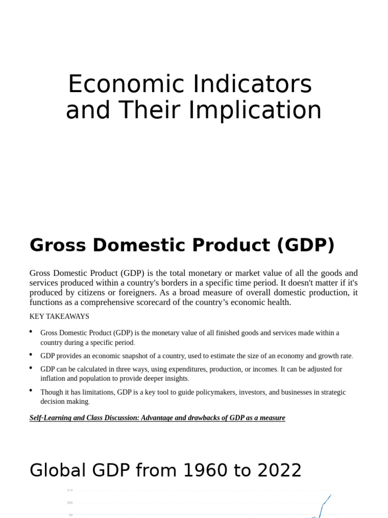 Economic Indicatorskmdgnsrk LR | PDF | Cost Of Living | Gross Domestic ...