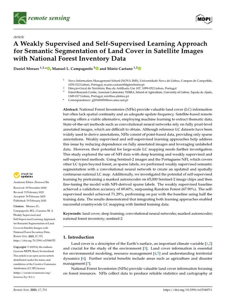Remotesensing 17 00711 | PDF | Image Segmentation | Deep Learning