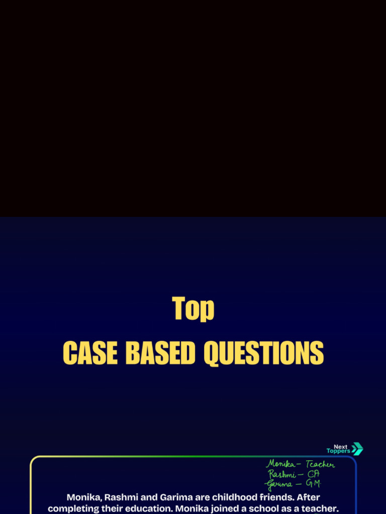 Case Base Questions (1) | PDF