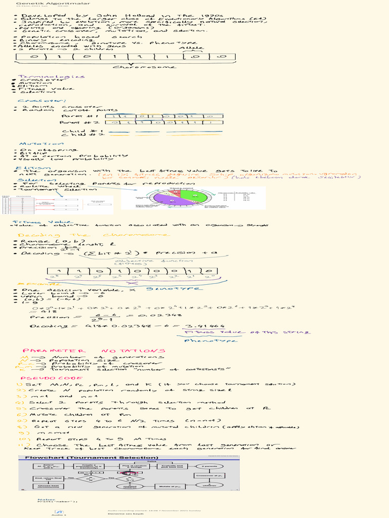 Genetik Algoritmalar | PDF