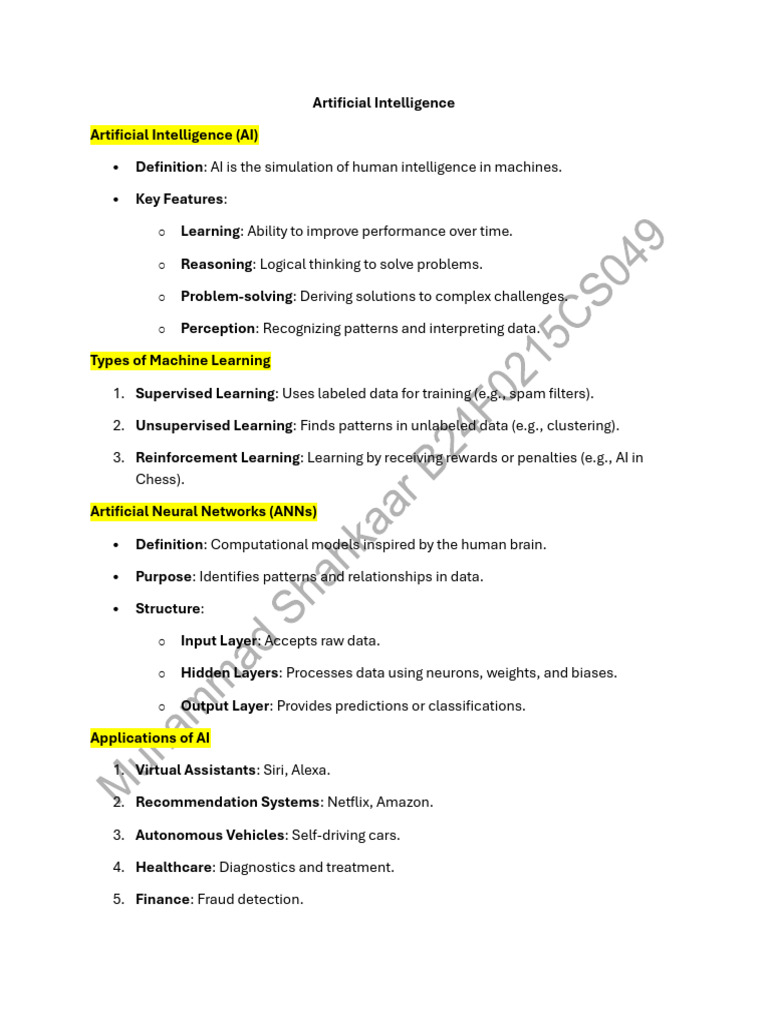 Understanding Artificial Intelligence Basics | PDF | Artificial ...