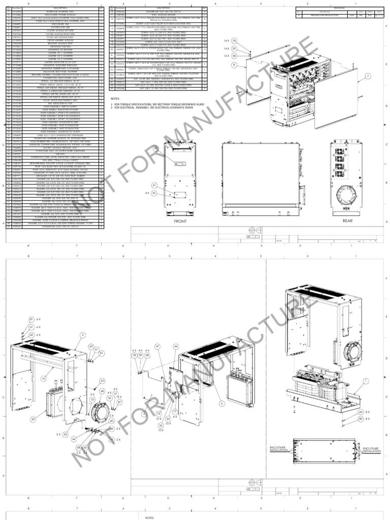 Inverter Power Module Components List | PDF | Screw | Washer (Hardware)