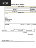 Le-02 Vehicle Lift Checklist- Rev 01 | PDF | Elevator | Manufactured Goods