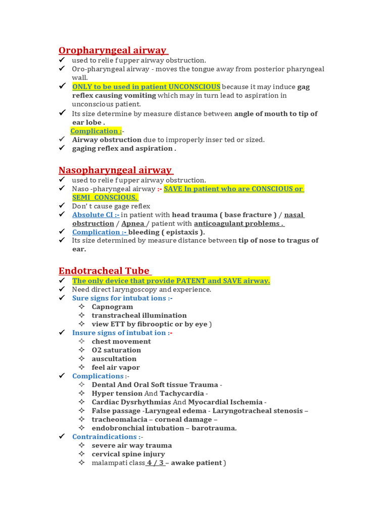 AIRWAY | PDF