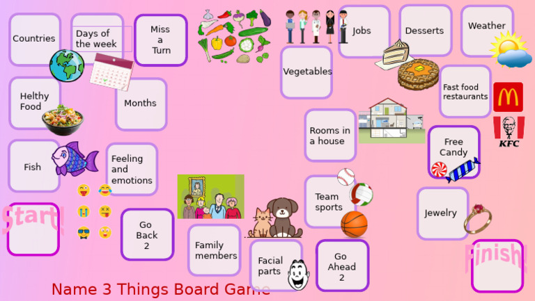 Name3 Board Game - 161734 | PDF