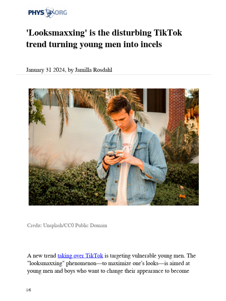 202401looksmaxxingdisturbingtiktoktrendyoung PDF