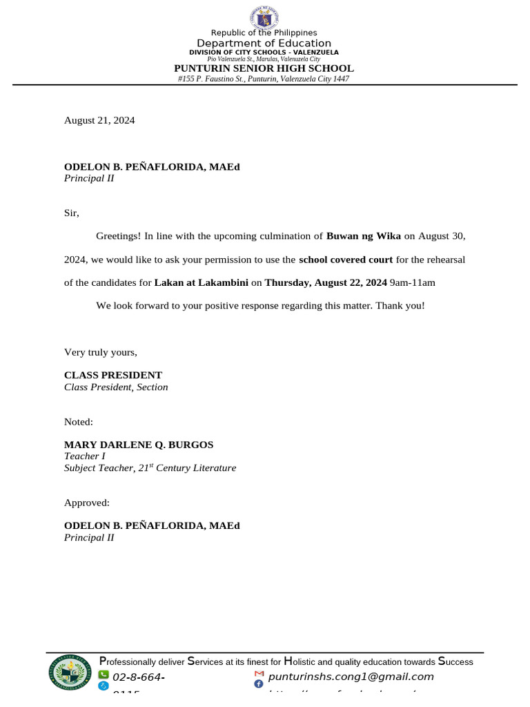 Letter Format | PDF