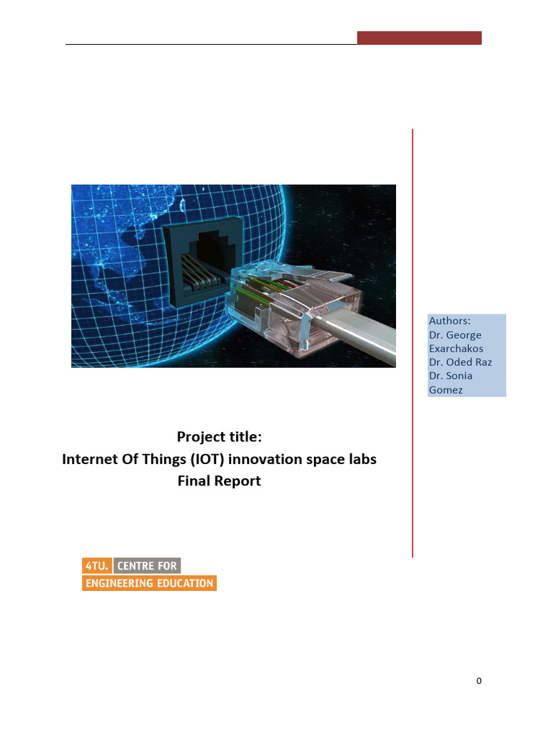 IoT Innovation Space Labs Report | PDF | Internet Of Things | Computer ...