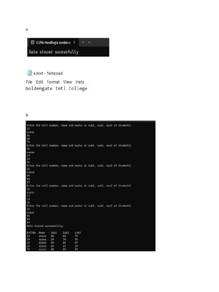 File Handling Part B | PDF