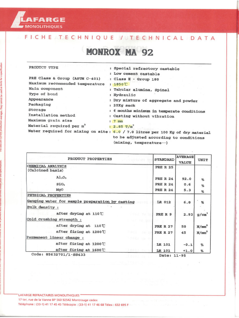 Monrox Ma92 | PDF