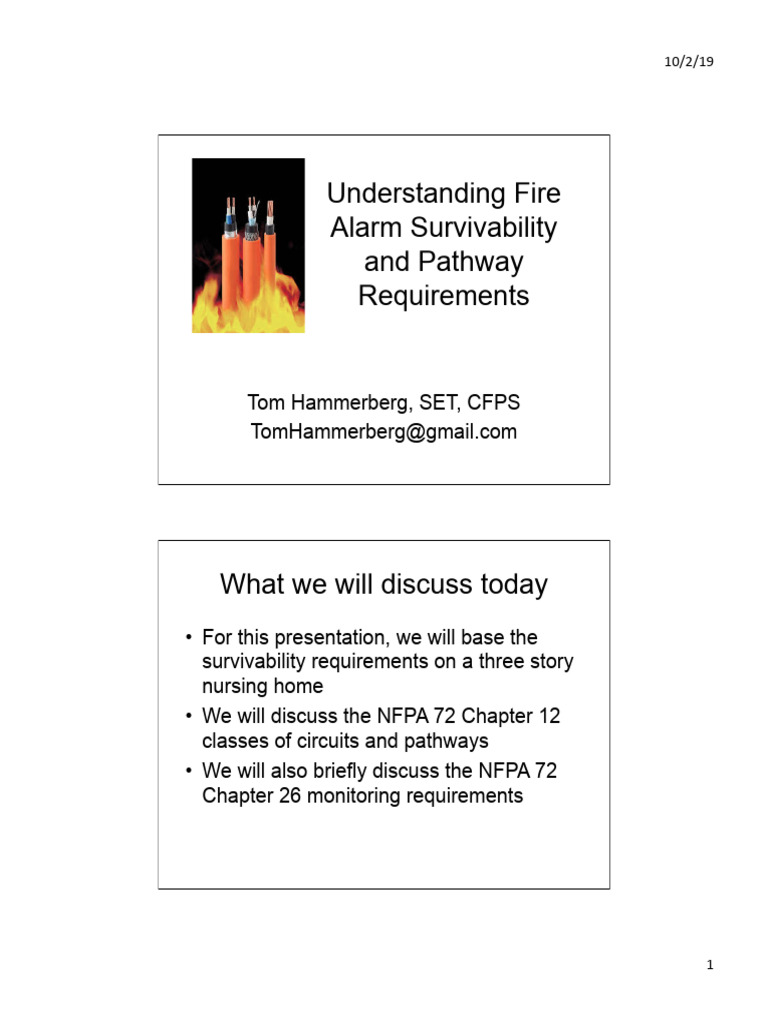 Fire Alarm Pathway Requirements Guide | PDF | Electricity | Safety
