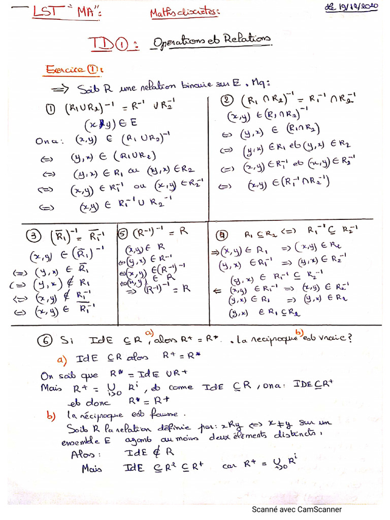 Corrigé TD1 1,2,4 | PDF