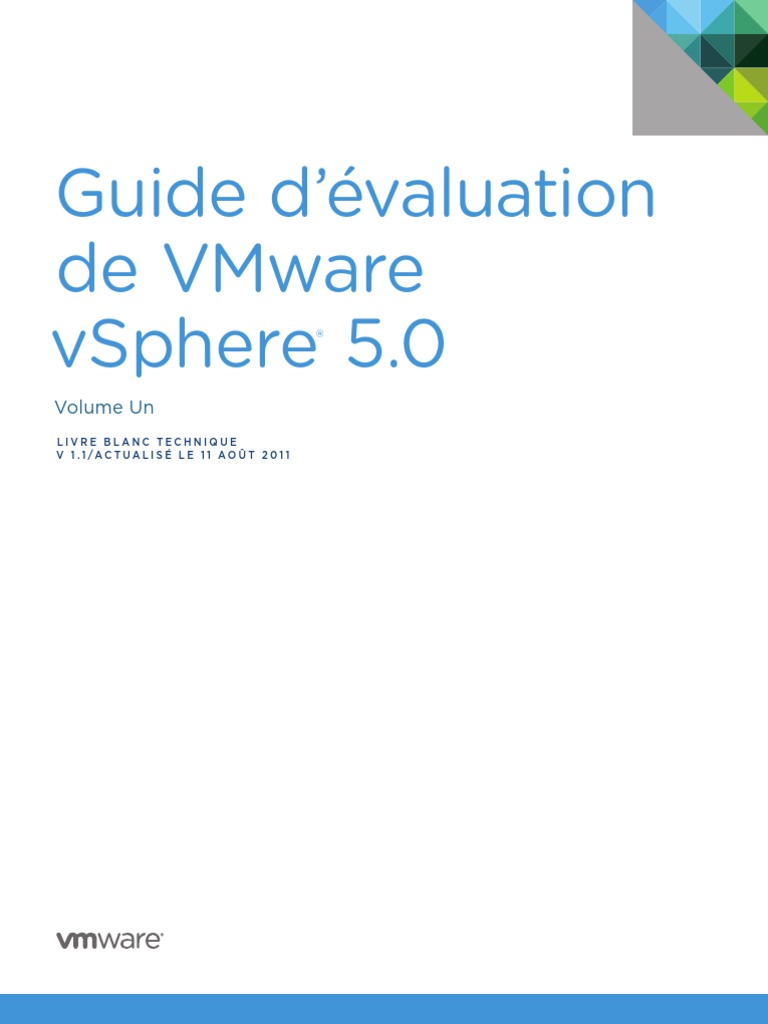 VMware Vsphere Evaluation Guide 1 | PDF | VMware | Machine virtuelle