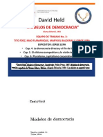 "Modelos de Democracia de David Held".