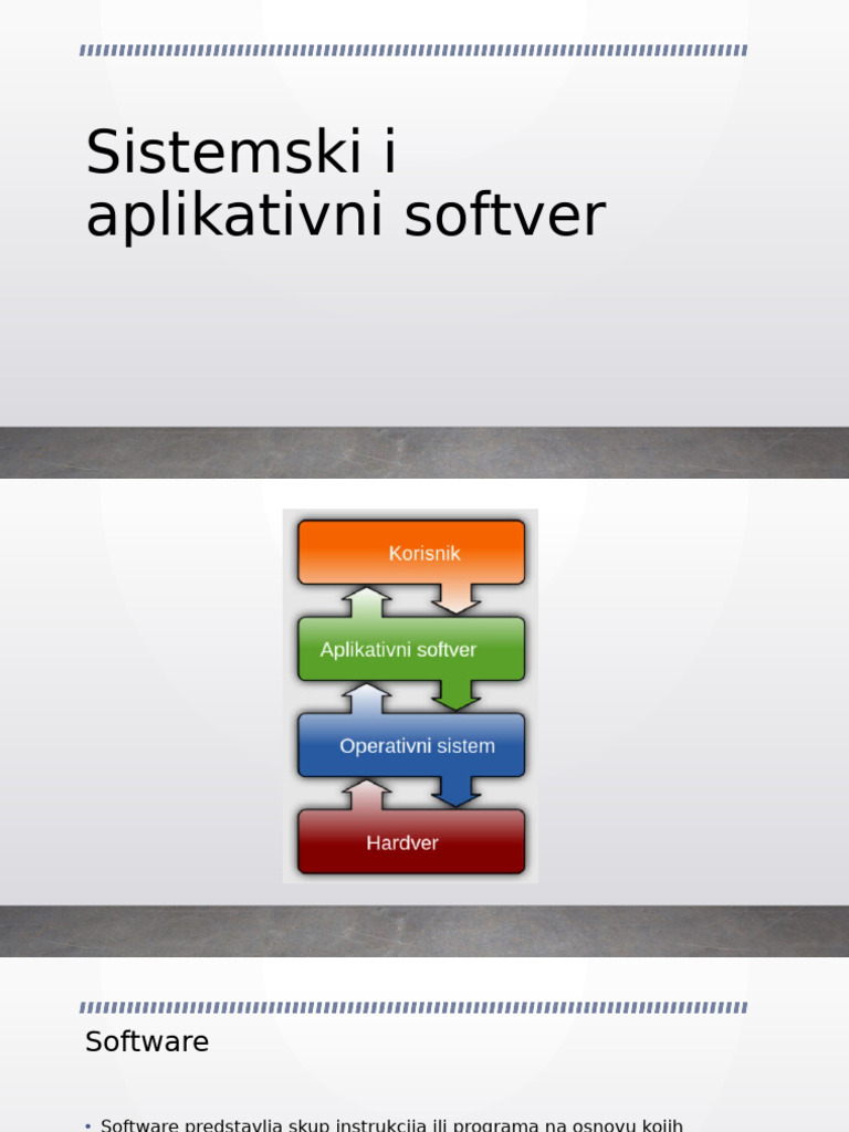 Sistemski I Aplikativni Softveri | PDF