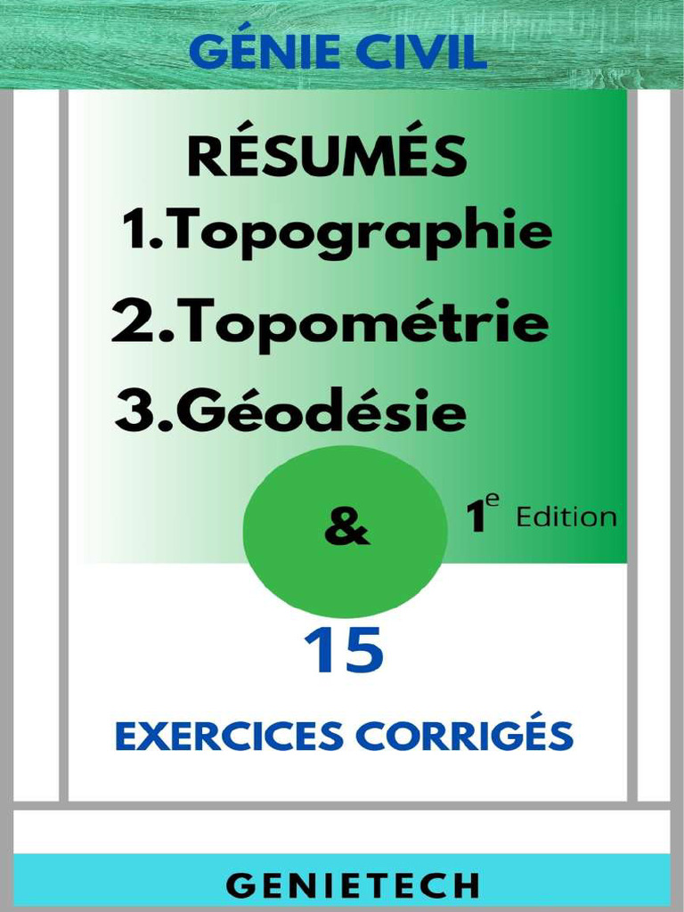 Cours Complet de Topographie | PDF | Topographie | Technologie géographique