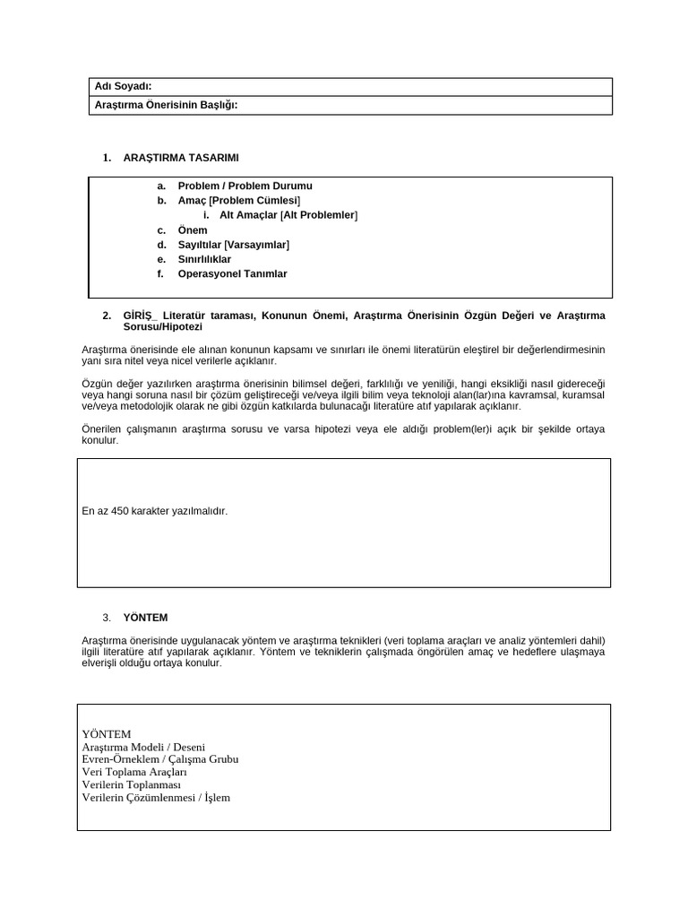 AraÅ - Tä Rma YÃ Ntemler - Rapor Formu - 2023 (1 | PDF