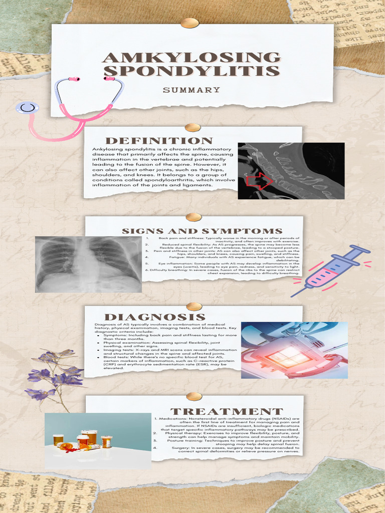 AMKYLOSING SPONDYLITIS | PDF | Human Diseases And Disorders | Diseases ...