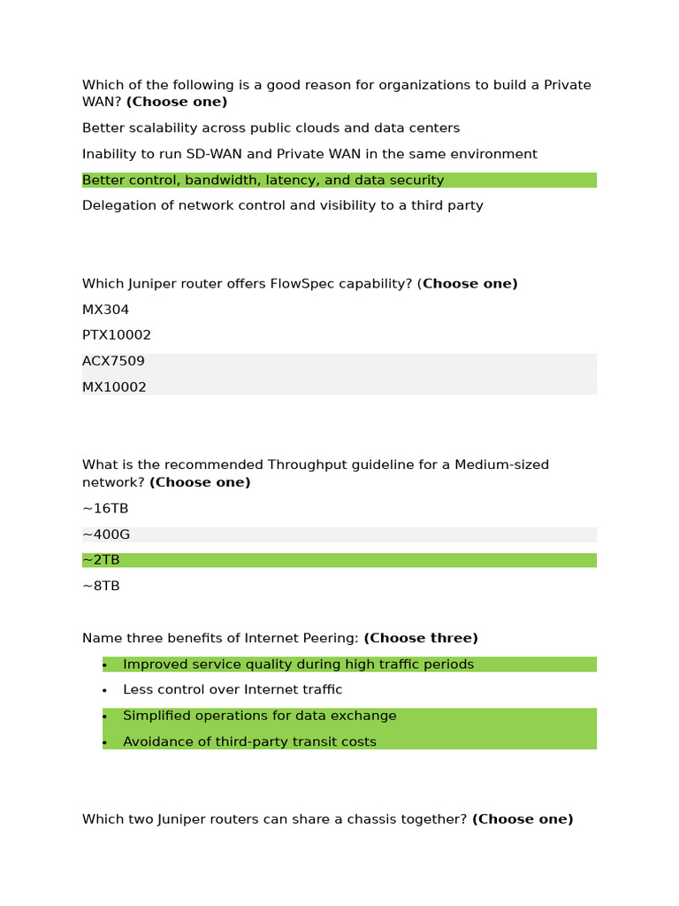 Juniper ACX7509 and SD-WAN Insights | PDF