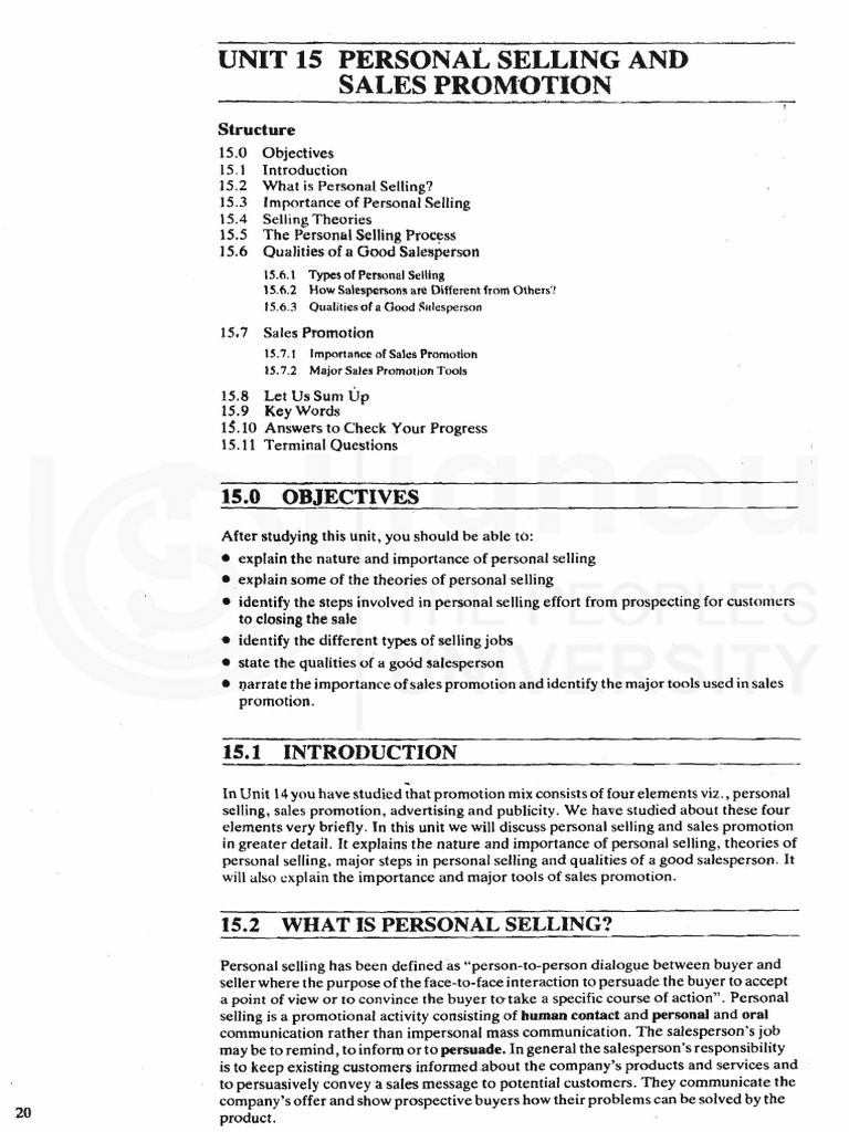 Unit-15 | PDF | Sales | Retail