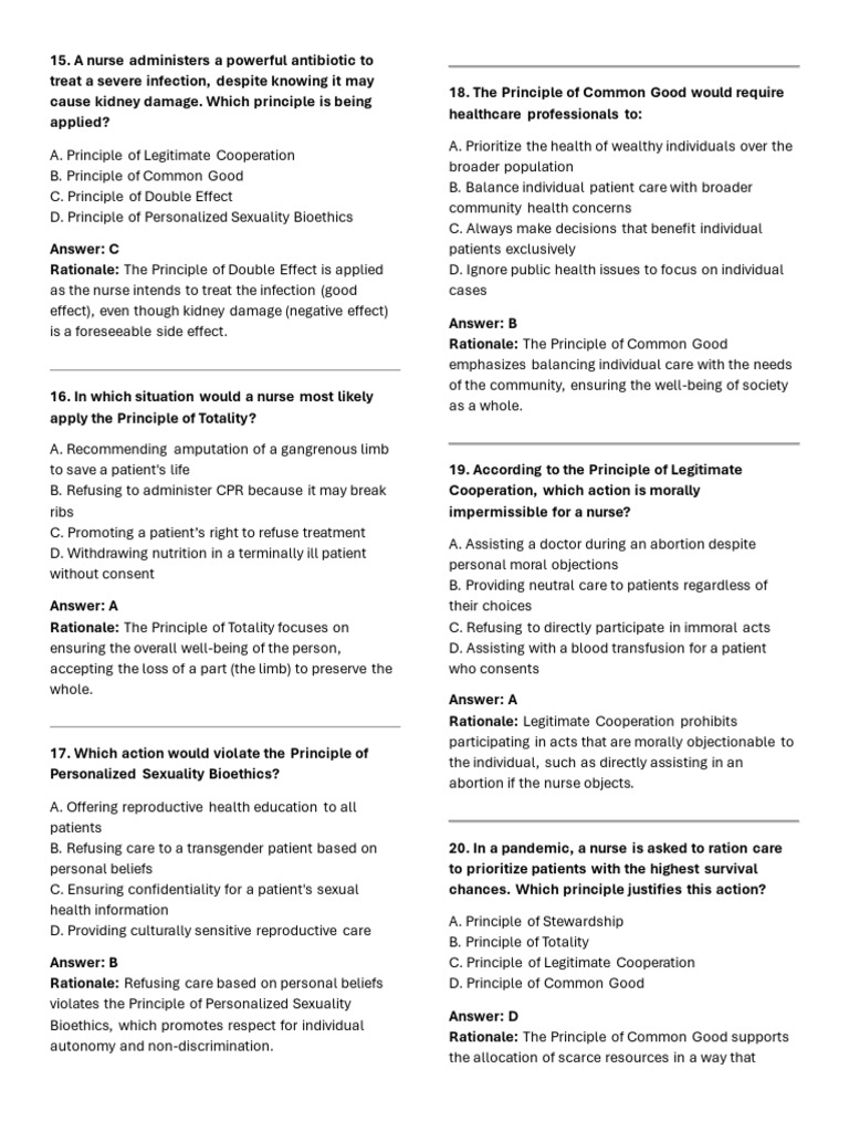 Key Ethical Principles in Nursing Care | PDF | Informed Consent | Bioethics