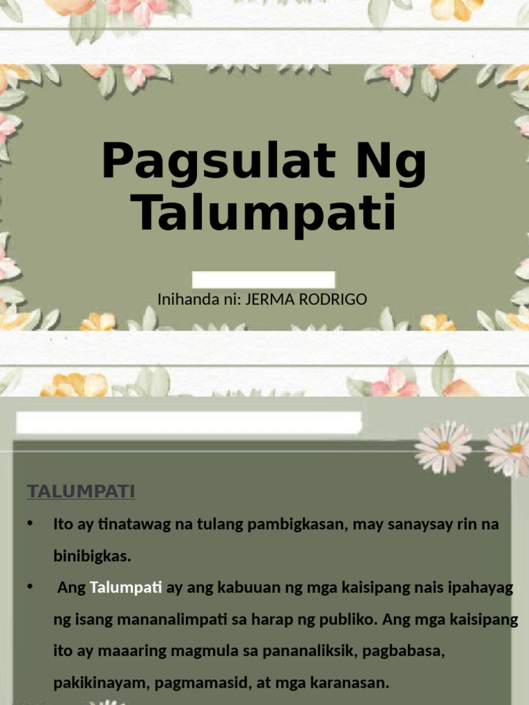 TALUMPATI | PDF