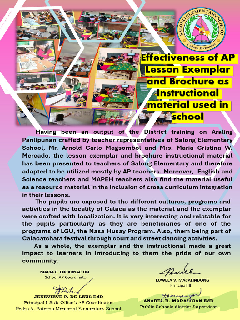 Effectiveness of AP Report | PDF