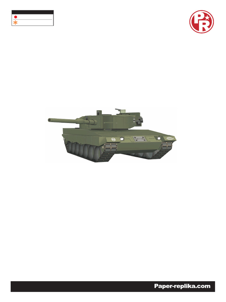 Leopard 2 Papercraft Assembly Guide | PDF