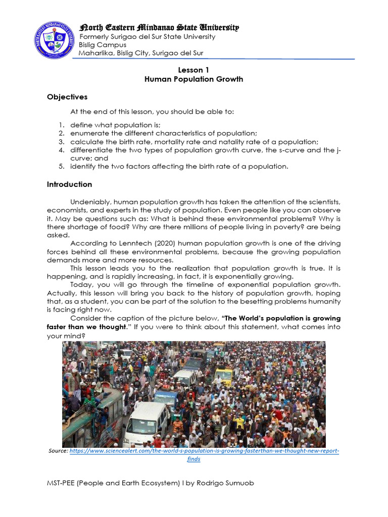 Understanding Human Population Growth | PDF | Ecology | Population