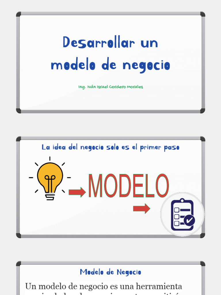 2.2 Desarrollar Un Modelo de Negocio | PDF | Modelo de negocio | Business