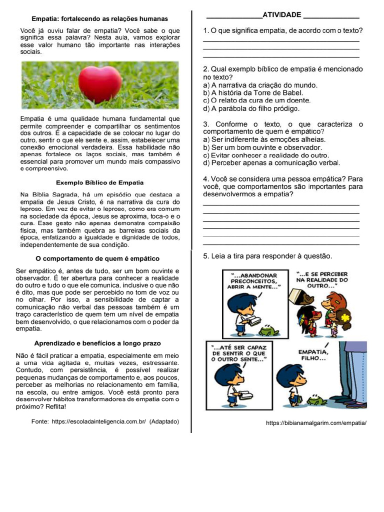 Atividades 5° Ano | PDF