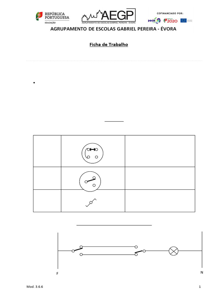 Comutação de Escada: Esquemas e Materiais | PDF