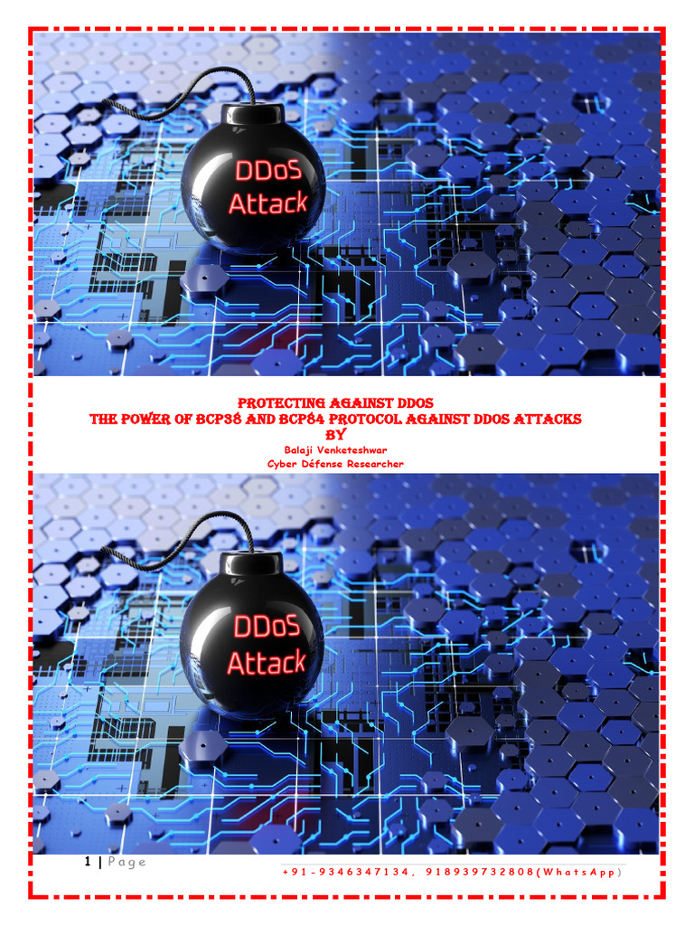 A Note On Protecting Your Network Against DDOS | PDF | Denial Of ...