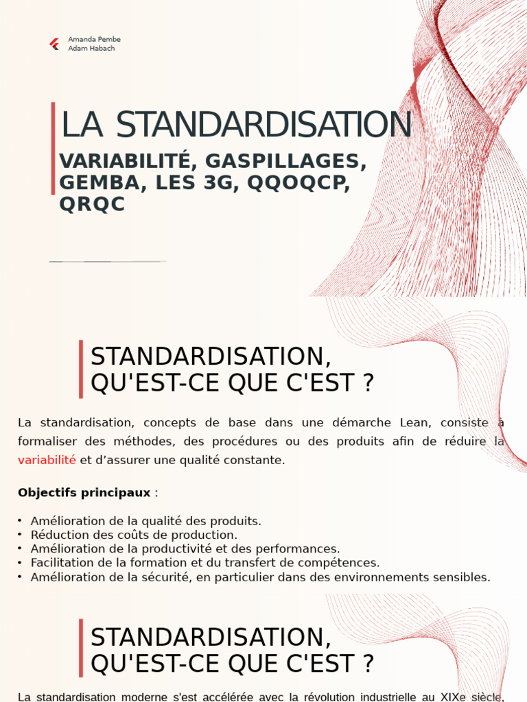 Standardisation et Lean Management | PDF | Lean (production ...