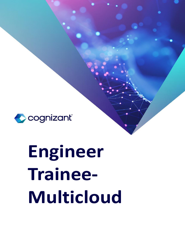 Cognizant Multicloud Engineer Trainee Role | PDF | Computing | Business