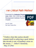 The Critical Path Method