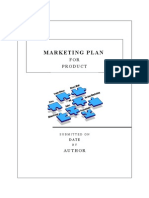 Marketing Plan Template