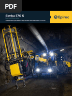 04 Simba E7 | PDF | Drilling Rig | Drilling