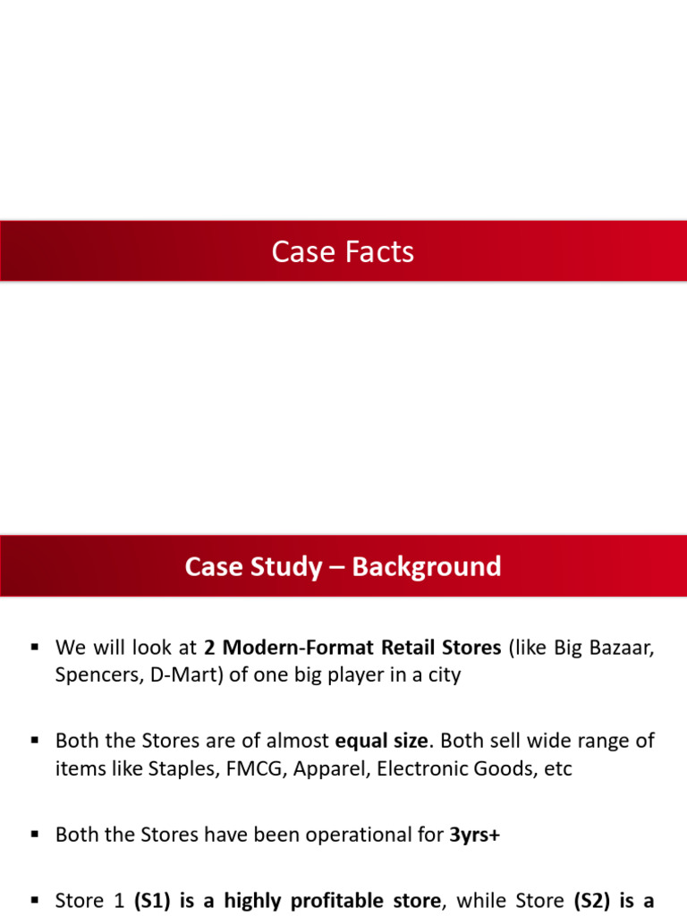 Analyzing Retail Store Performance Factors | PDF | Retail | Business ...