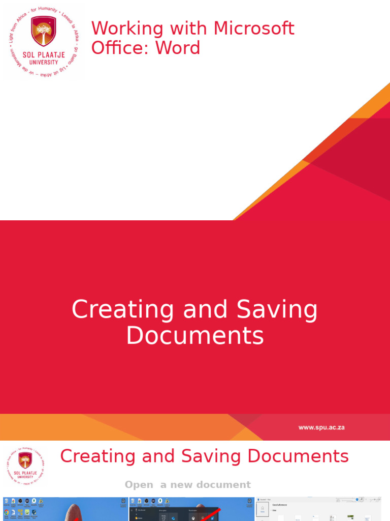 Working With Microsoft Office Word | PDF | Text | System Software
