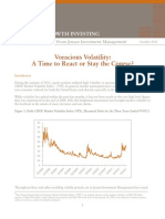 VORACIOUS VOLATILITY: A TIME TO REACT OR STAY THE COURSE