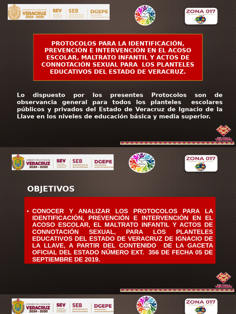 Protocolos contra Acoso Escolar en Veracruz | PDF | Abuso infantil | Acoso