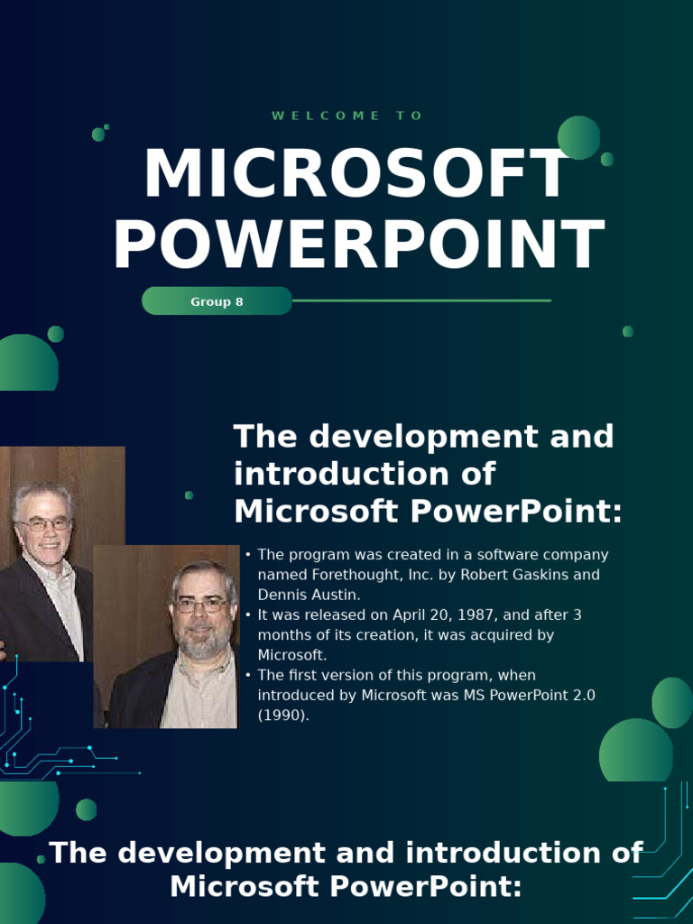 Microsoft Powerpoint Grp8 | PDF | Microsoft Power Point | Computing