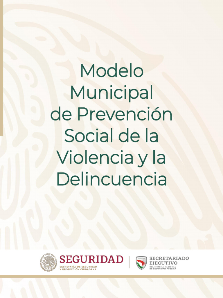 Modelo Municipal para Prevenir Violencia y Delincuencia | PDF ...