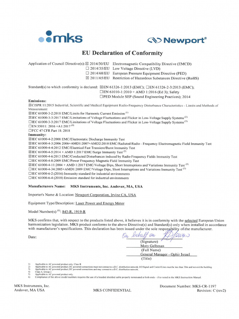 CE-Declaration-843-R-1919R | PDF