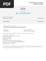 Constatación de Comprobantes CAE AFIP | PDF