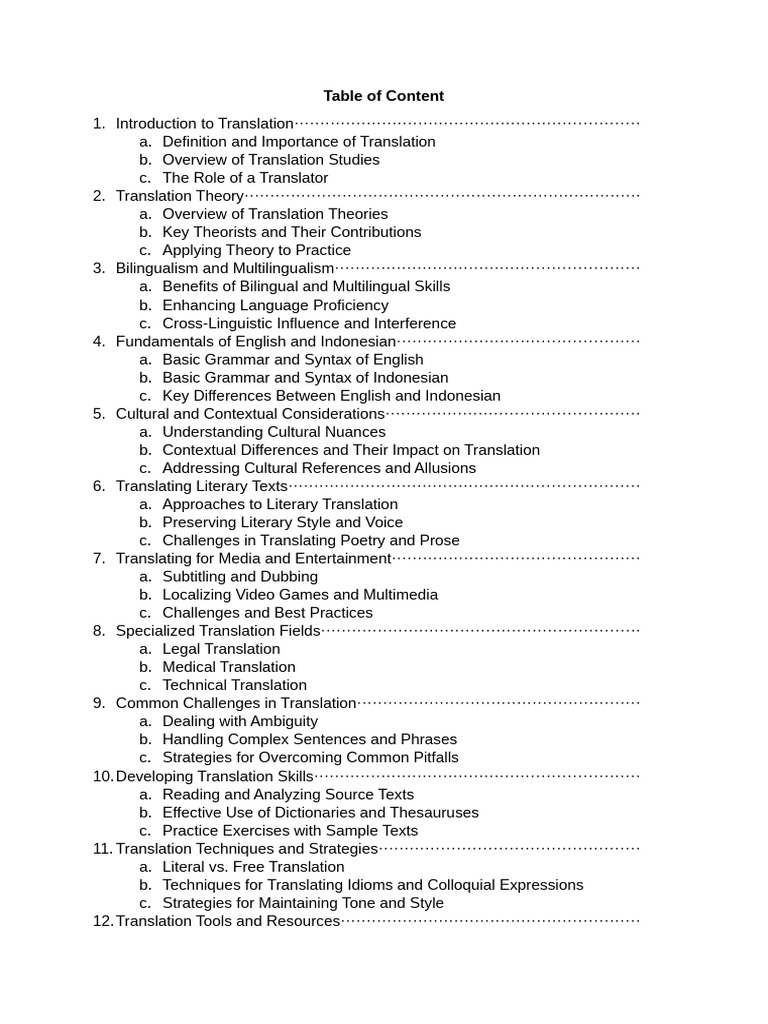 Buku Translation Overview | PDF | Translations | Multilingualism